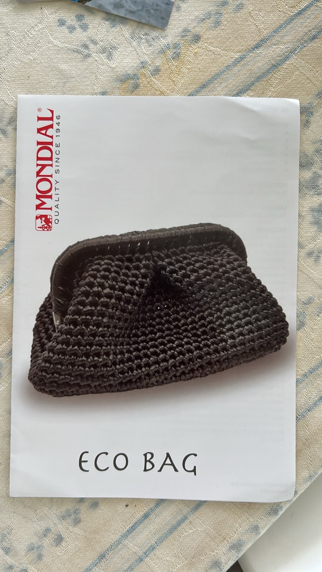 Patrón Eco Bag