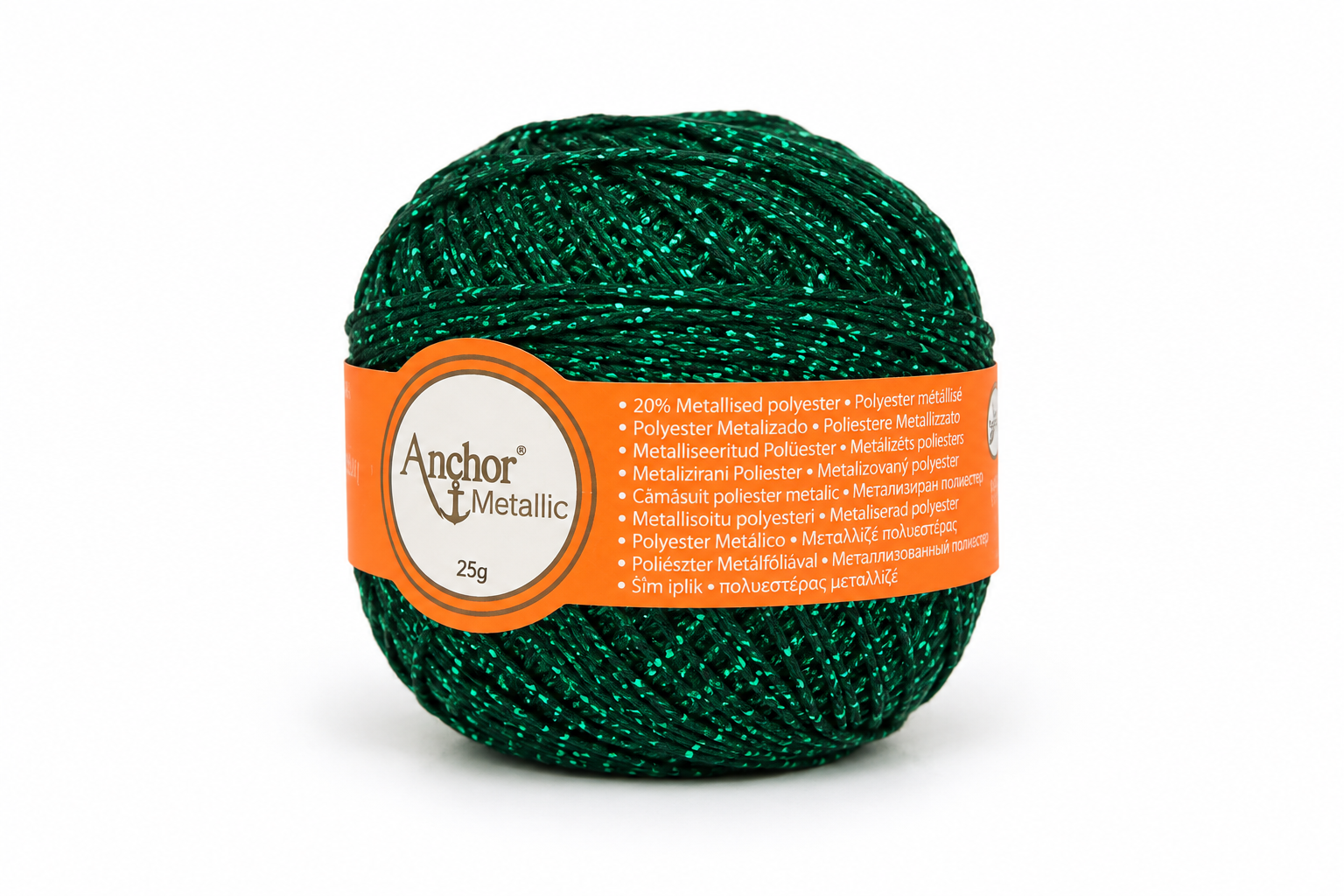 Anchor Metallic color Verde Navidad