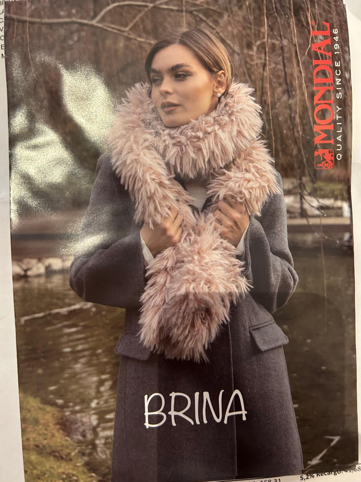 Patrones color Brina — Cuello y bufanda de pelo