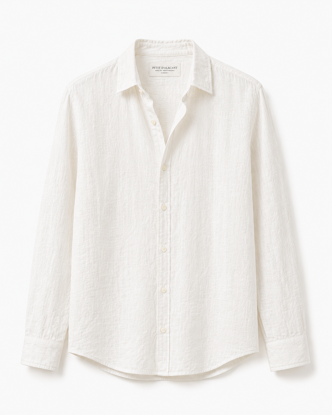 Camisa Lino Mediterráneo – Manga Larga