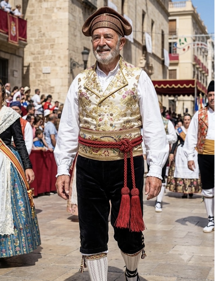 Cordón con borlas