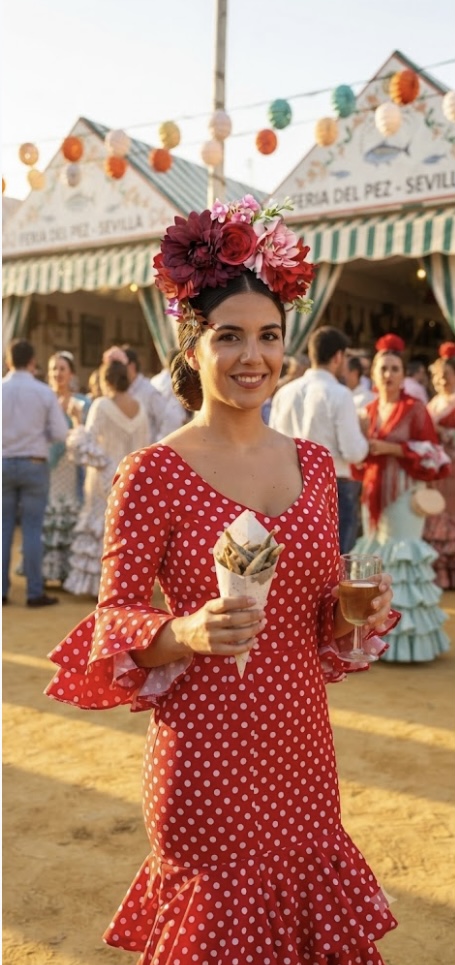 Diademas con flores de tela