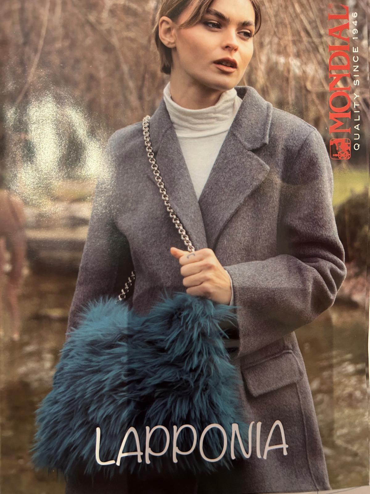 Patrones color Lapponia — Bolso de pelo con cadena