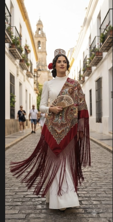 Mantón de Manila Grande